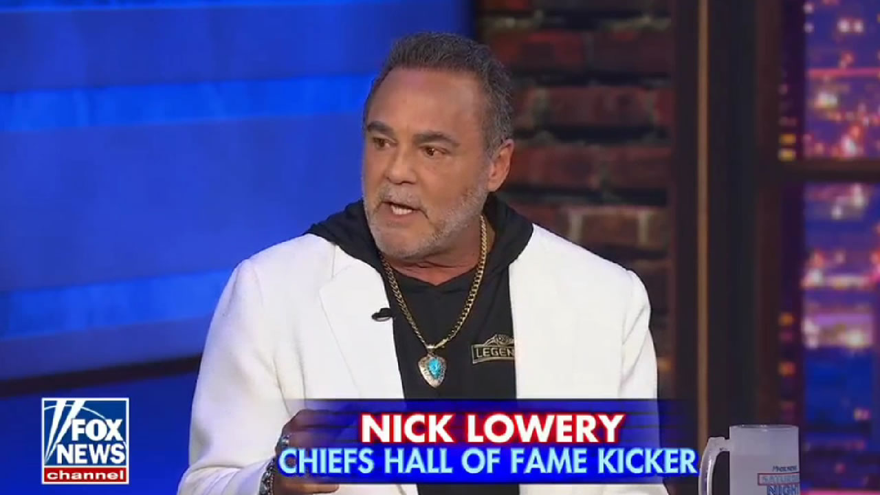 Nick Lowery with Jimmy Failla on Fox News Saturday Night